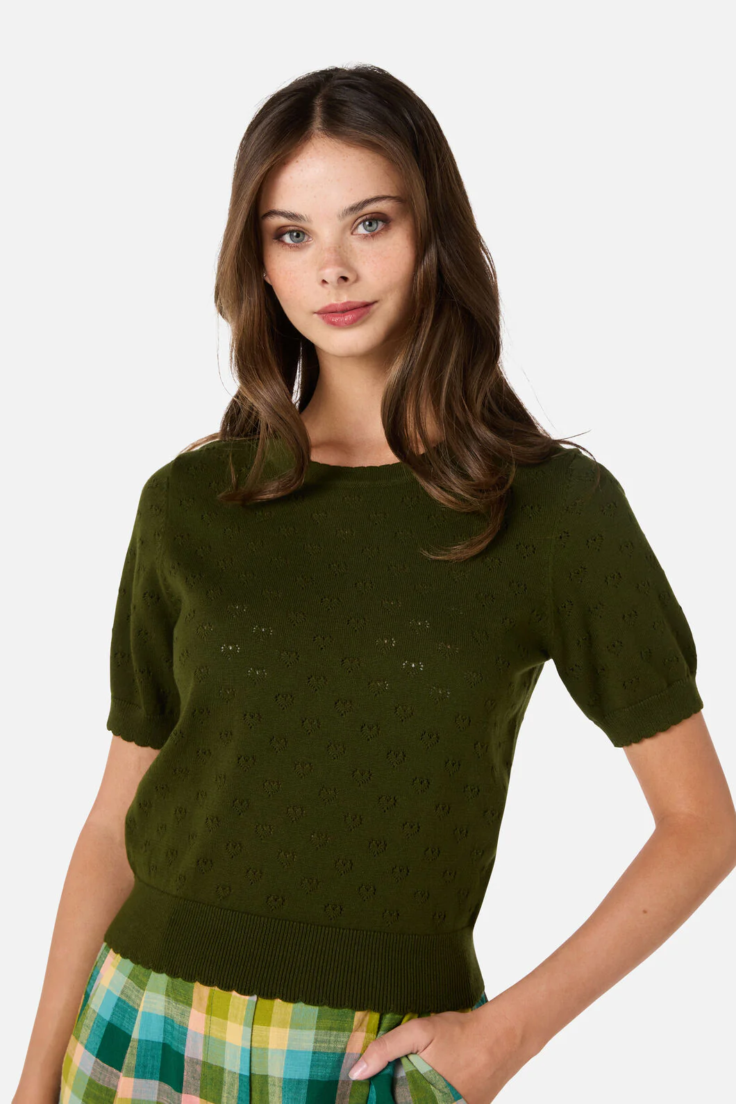 Amora Heart Knit Top - Image 7