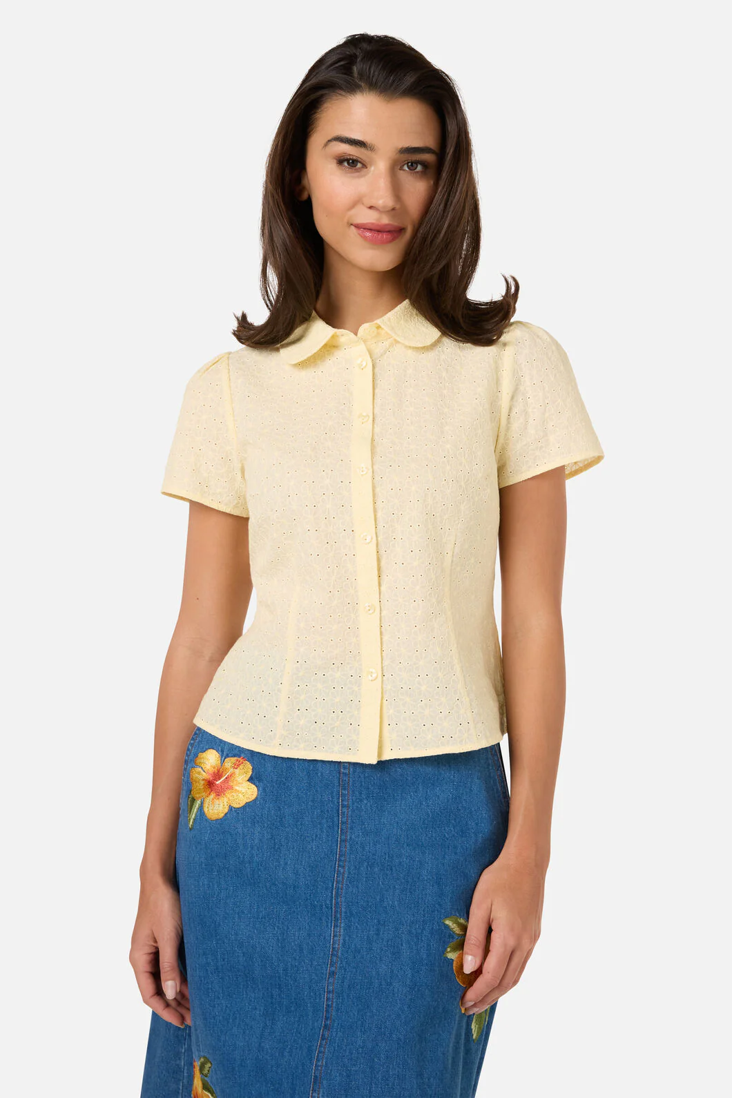 Anastasia Broderie Blouse