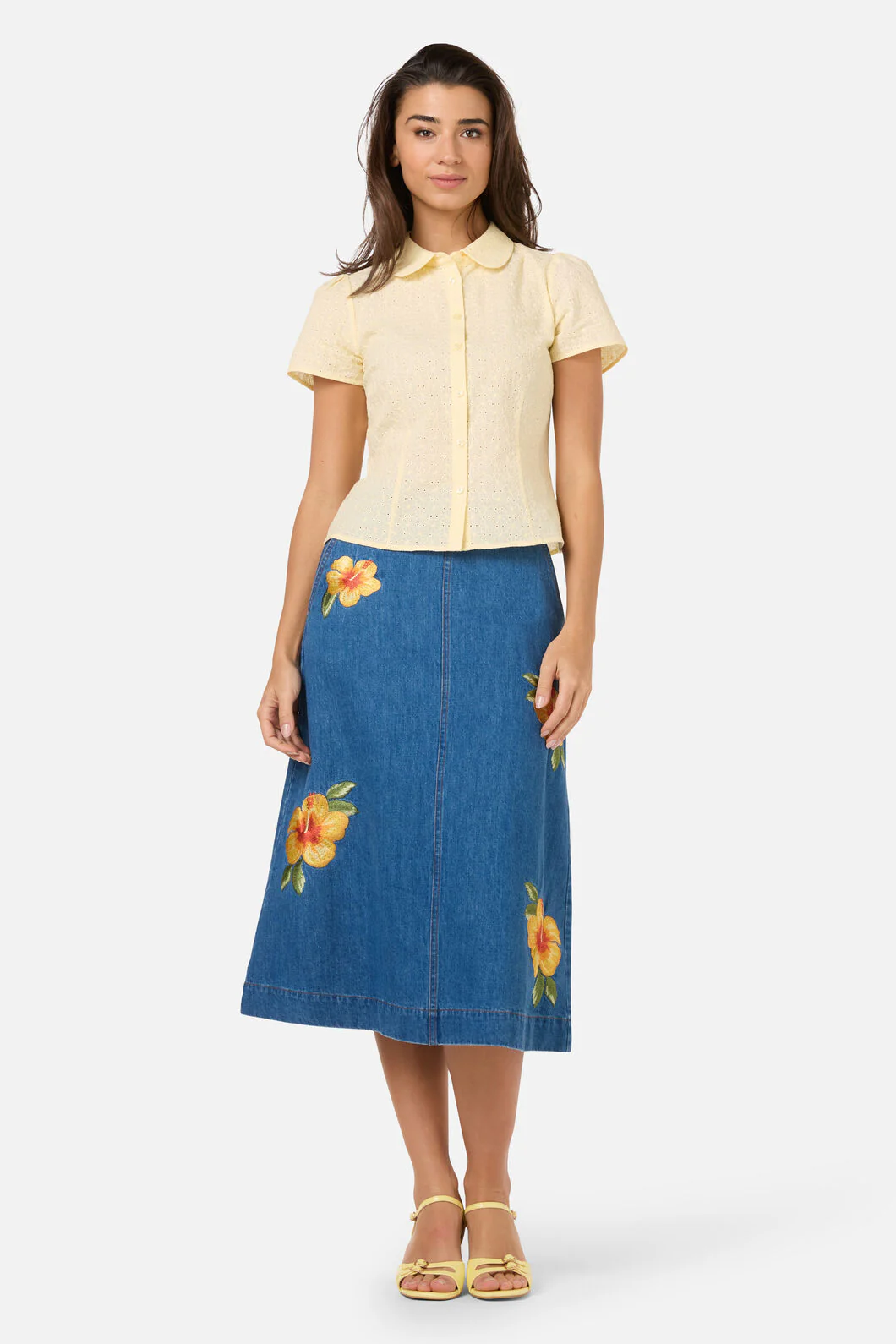 Anastasia Broderie Blouse - Image 2