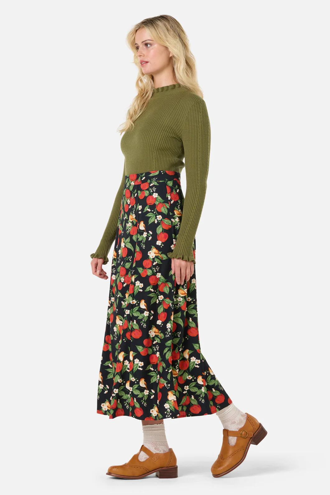 Apple Blossom Midi Skirt - Image 3