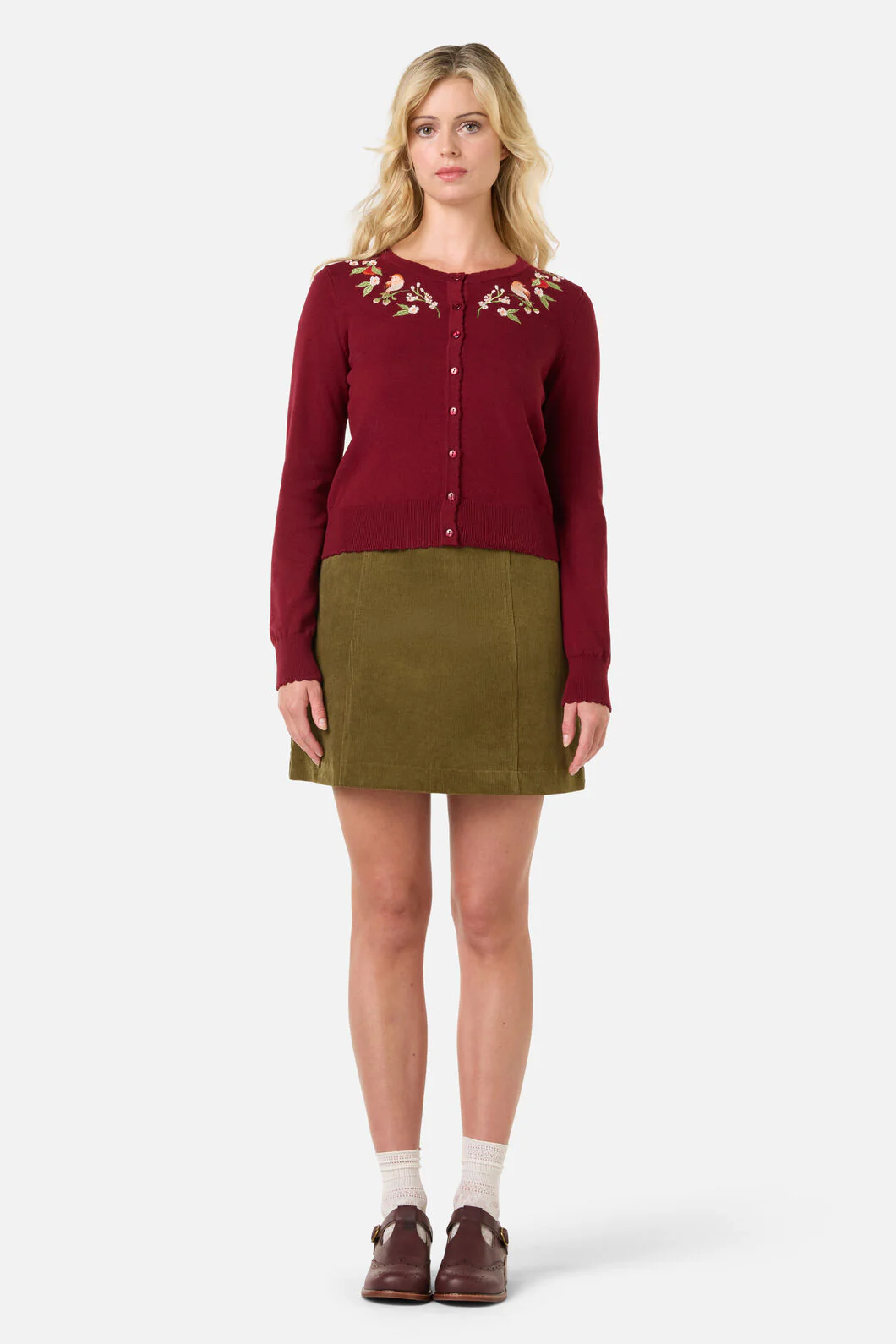 Apple & Robin Emb Cardigan - Image 2
