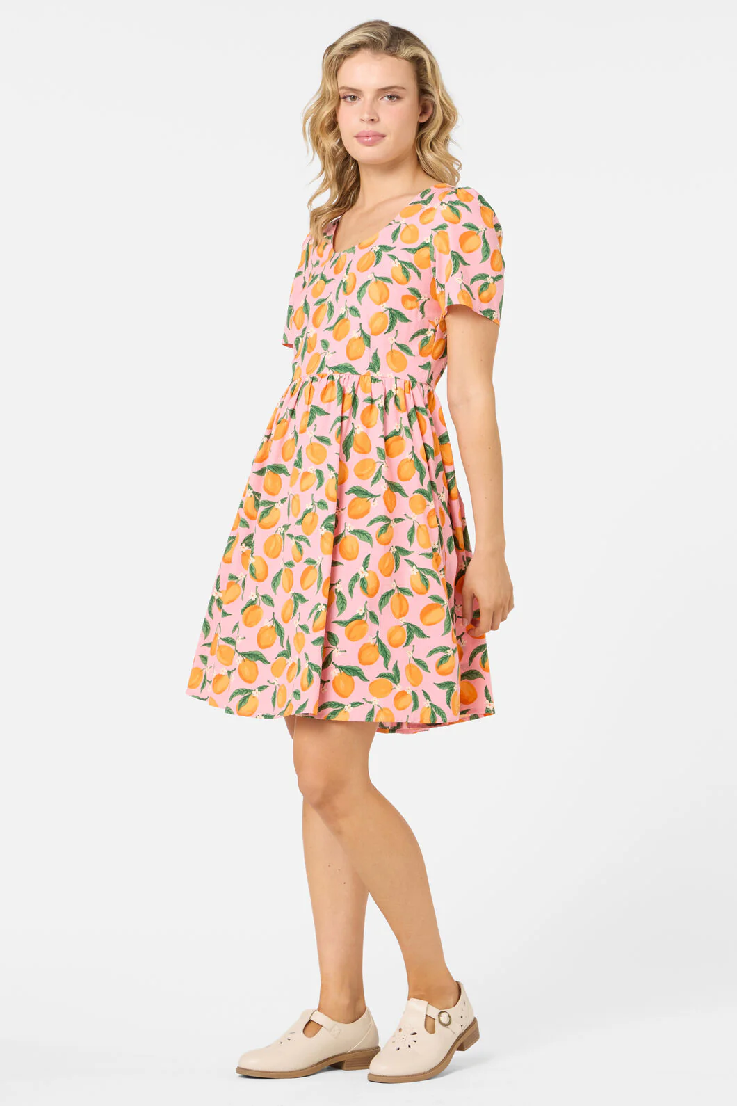 Apricots Short Sleeve Dress - Image 6