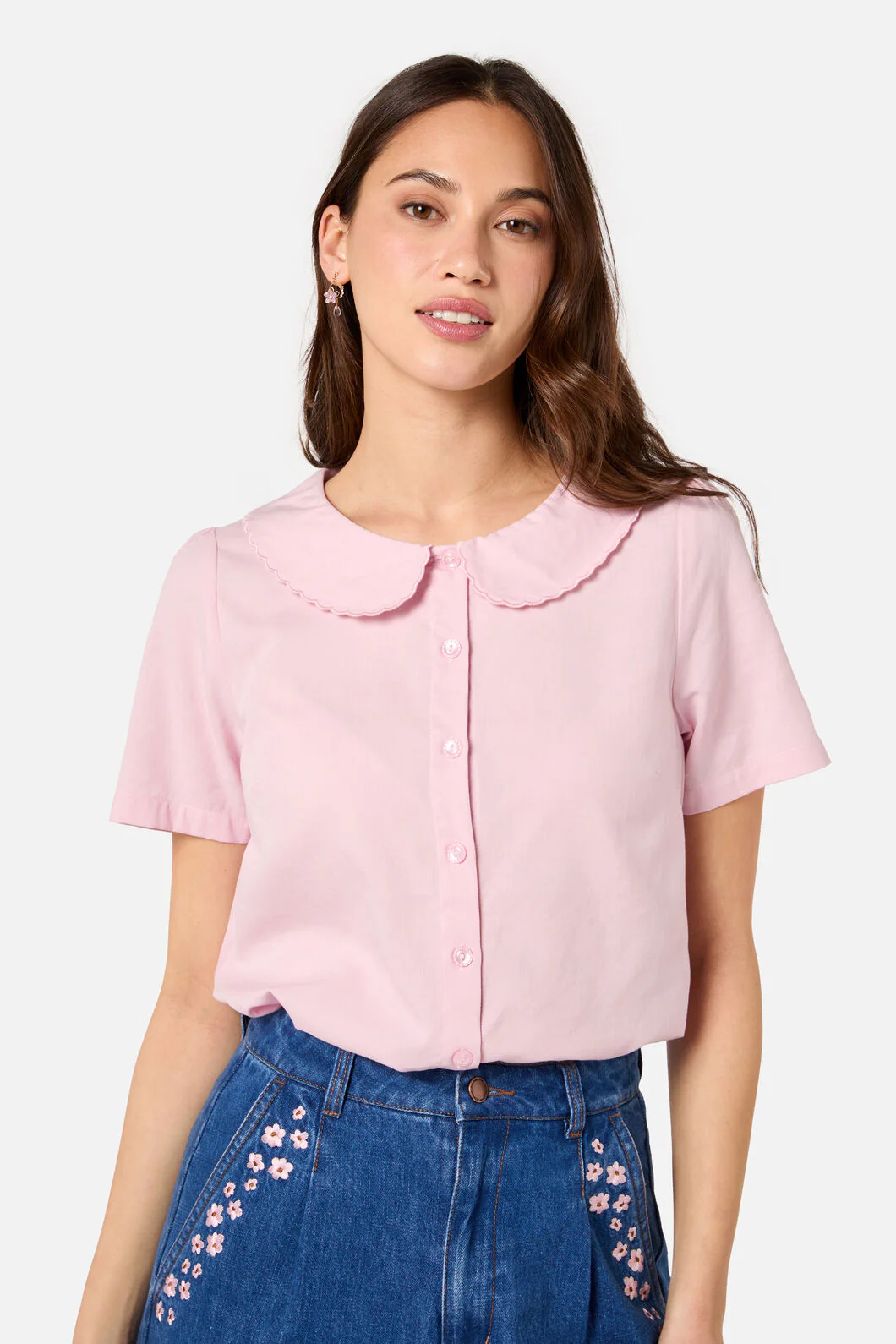 Aster Short Sleeve Blouse - Image 7