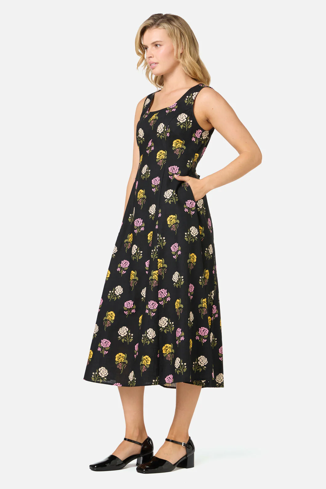Astrid Rose Midi Dress - Image 3