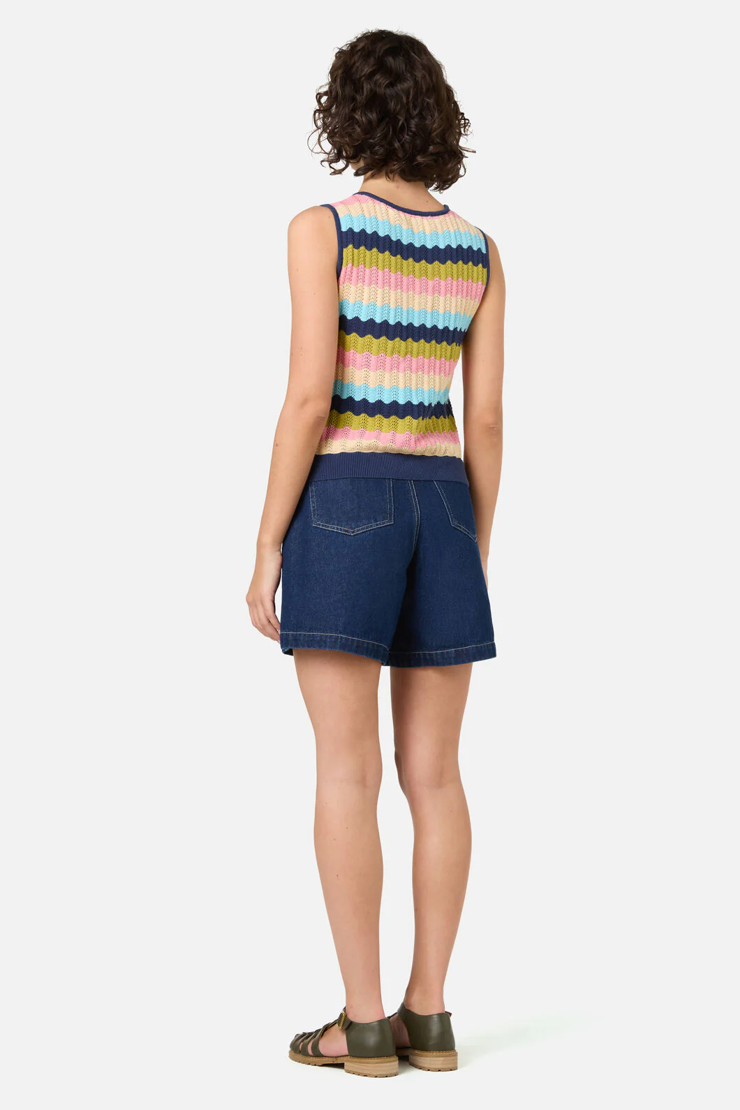 Ava Stripe Knit Tank - Image 4