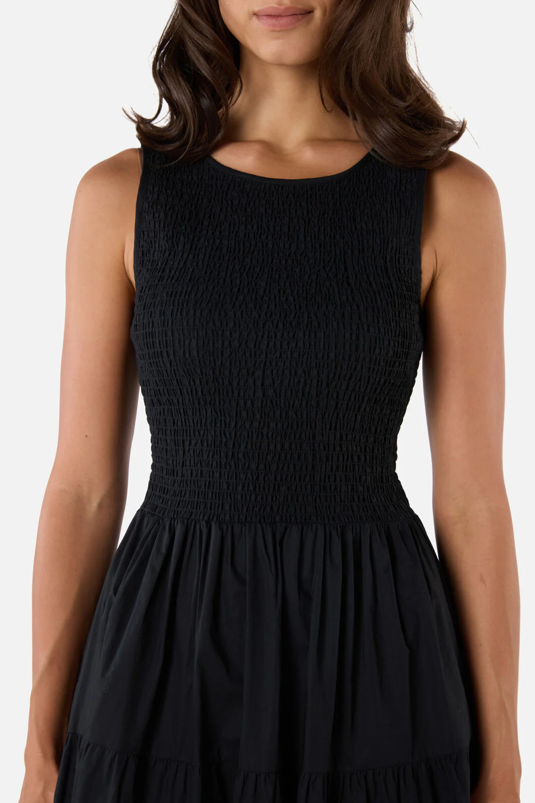Avril Shirred Midi Dress - Image 6