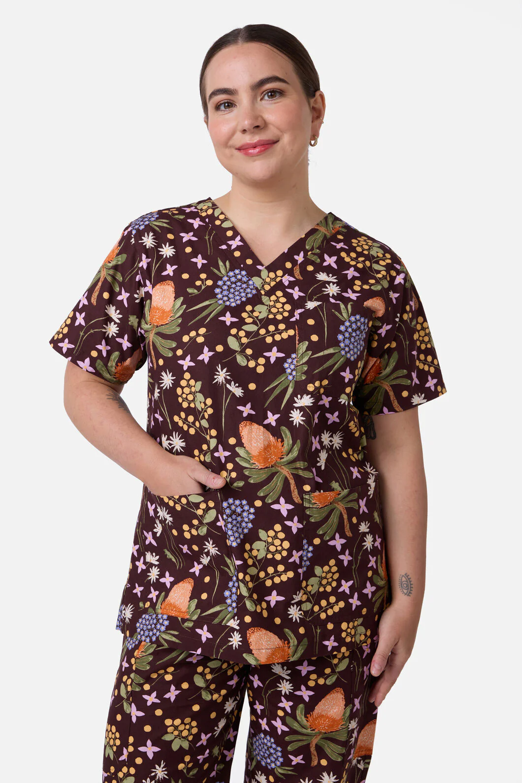 Banksia Bouquet Scrub Set - Image 4