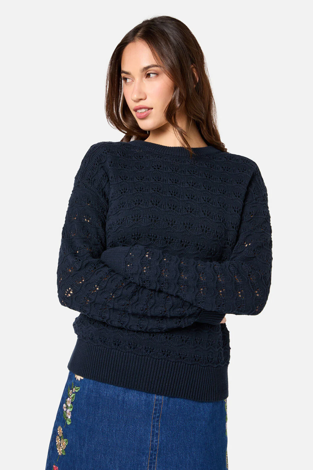 Bea Lacey Knit Jumper - Image 6