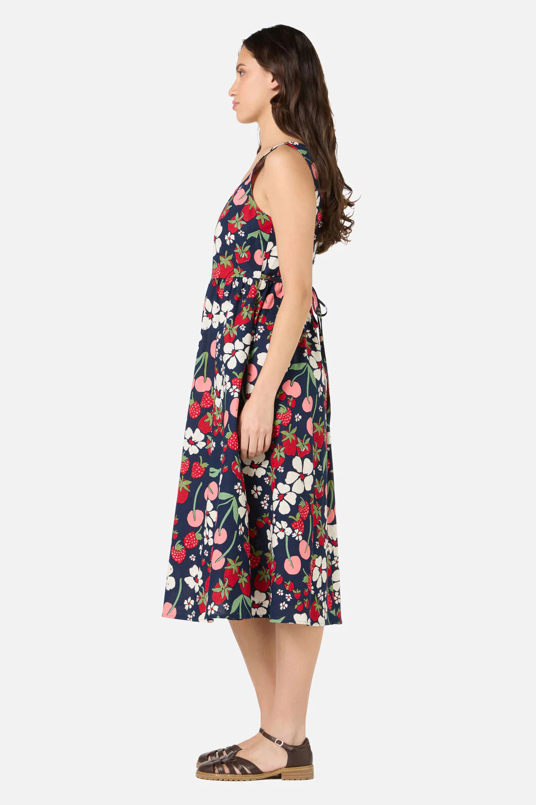 Berries N Cream Midi Dress - Image 3
