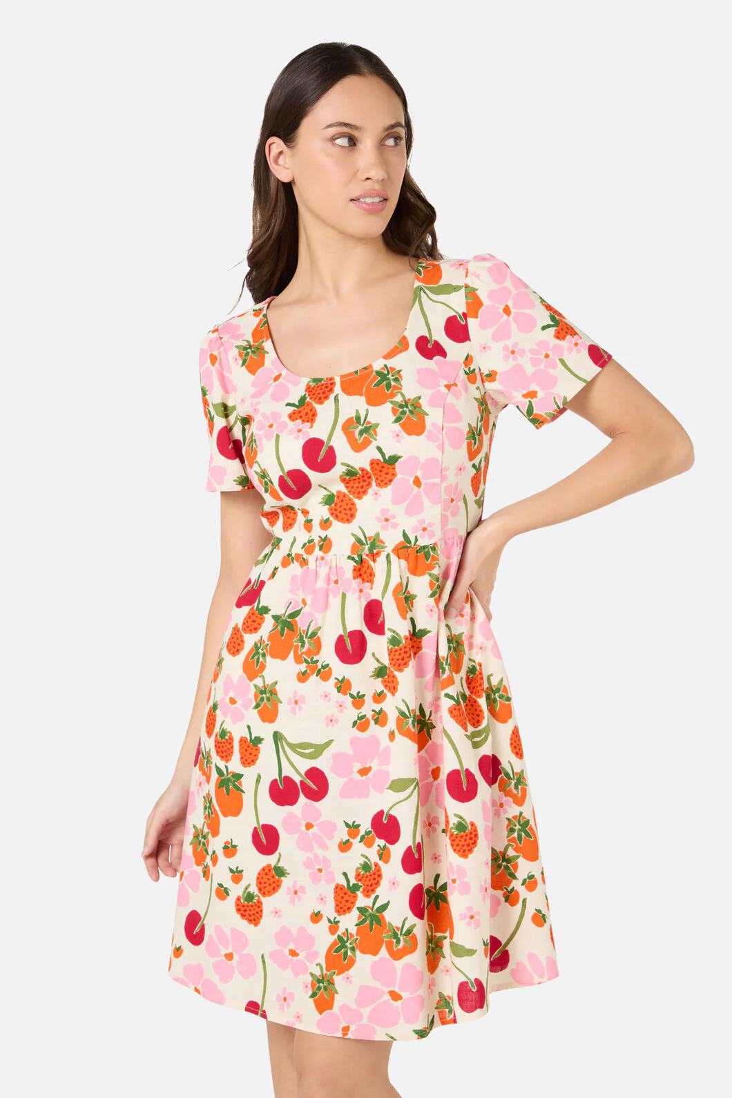Berries N Cream Mini Dress - Image 2