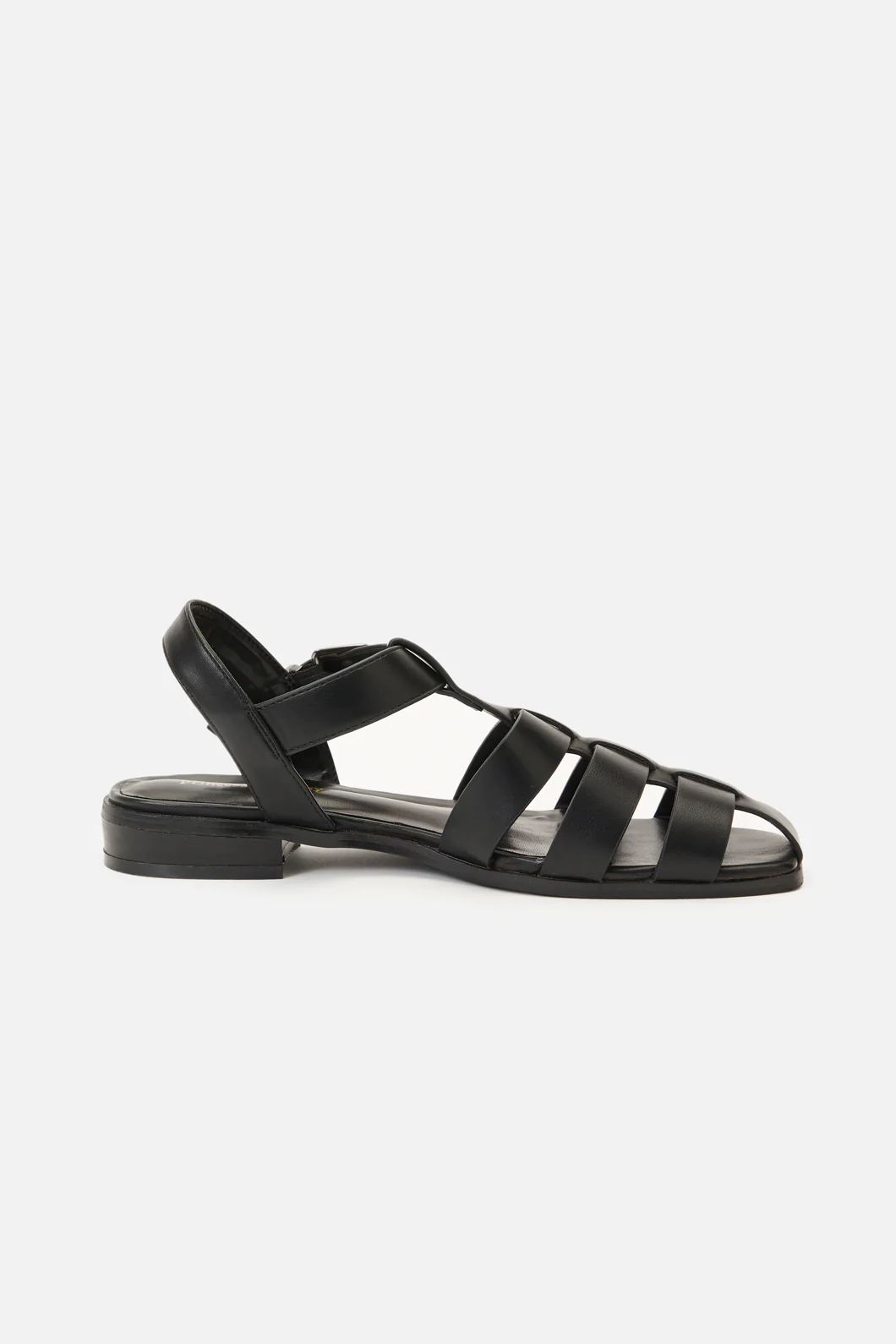 Black Closed Toe Sandals - Image 3