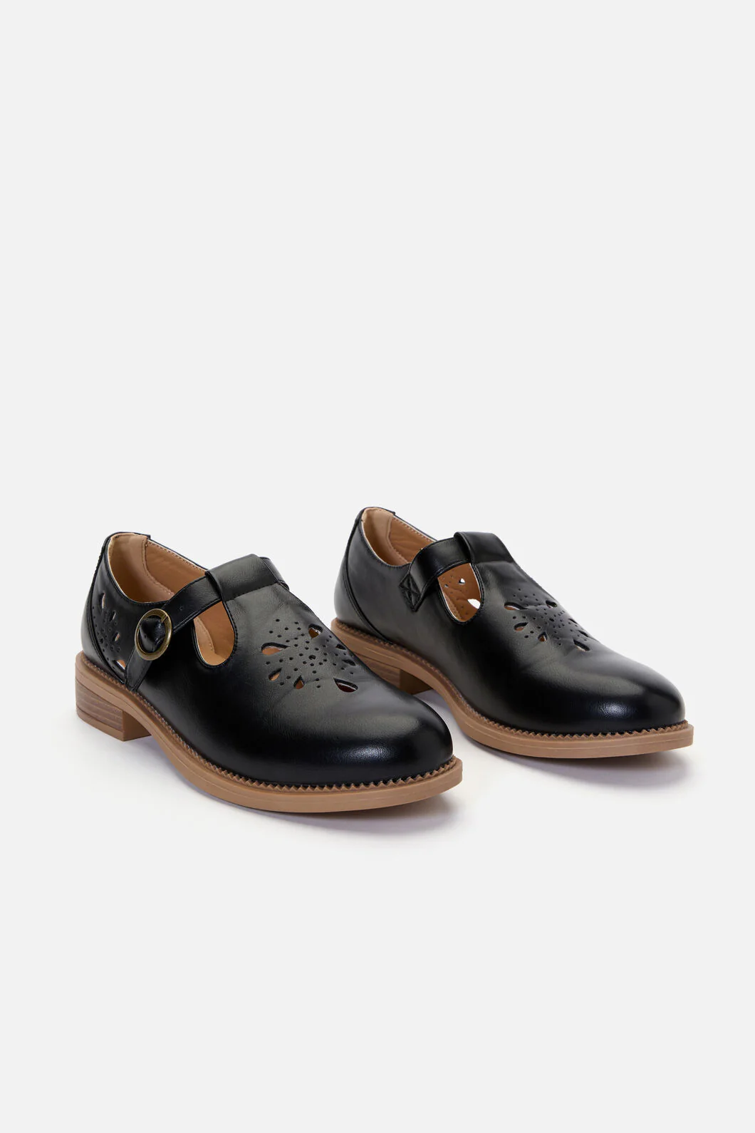Black Cut Out Shoe
