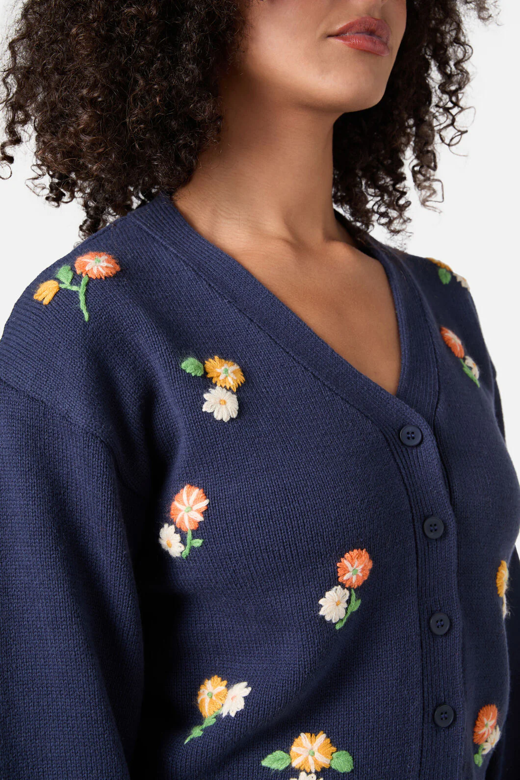 Blossom Embroidered Cardigan - Image 5