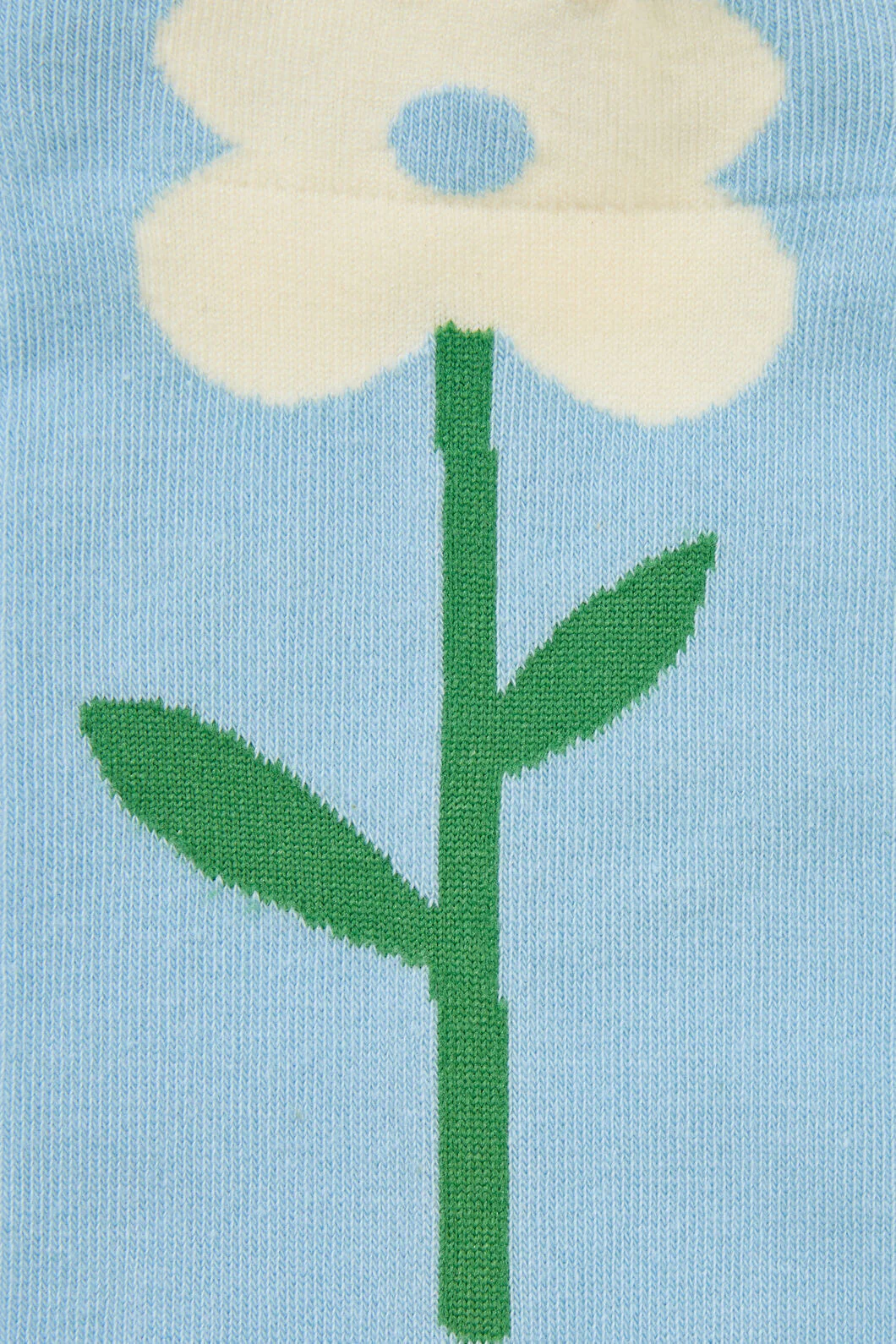 Blue Stem Flower Socks - Image 2