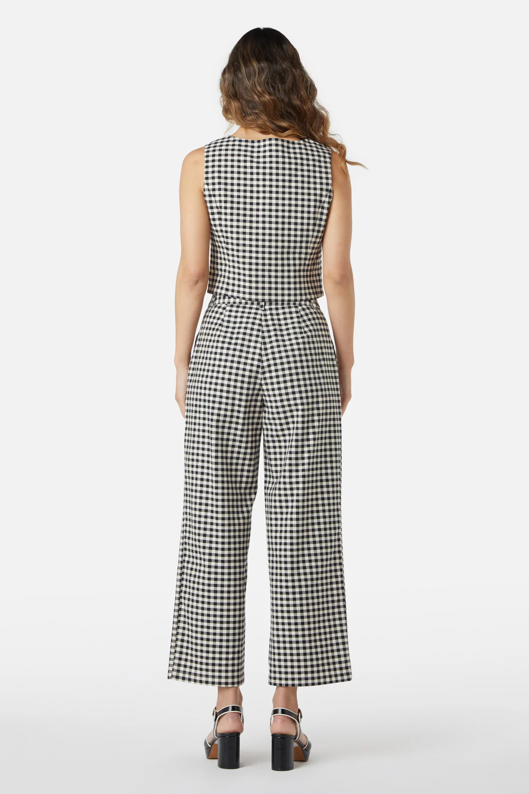 Callie Check Vest - Image 11