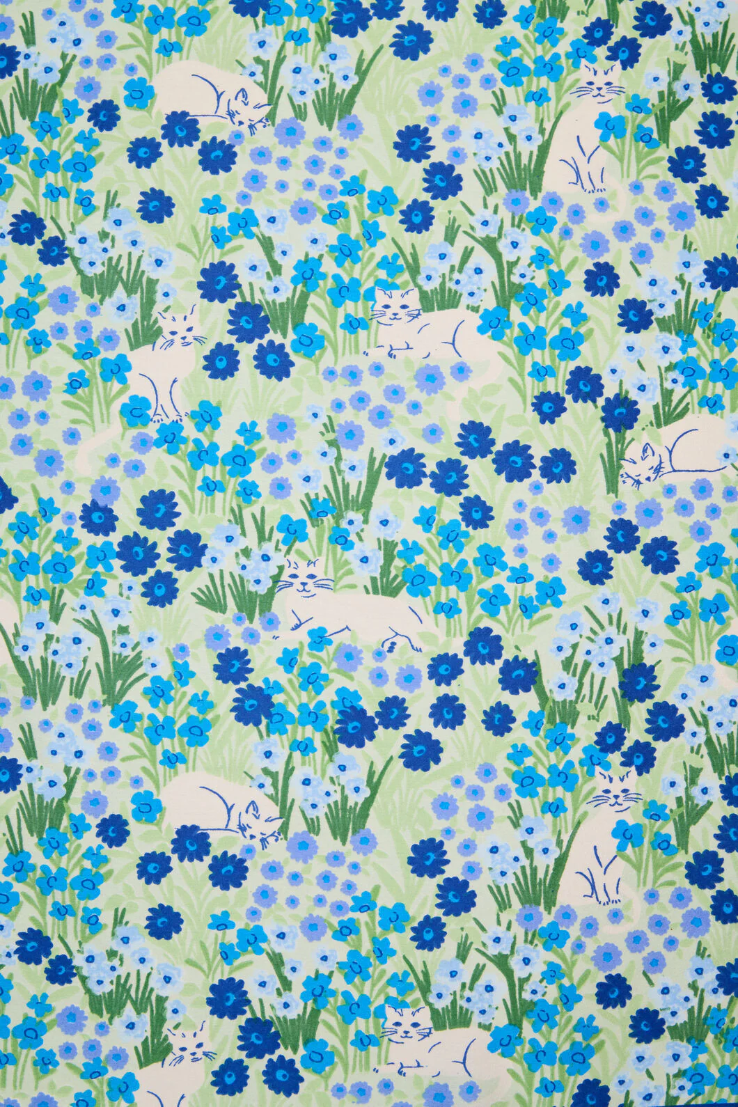 Cat & Flora Satin Scarf - Image 3