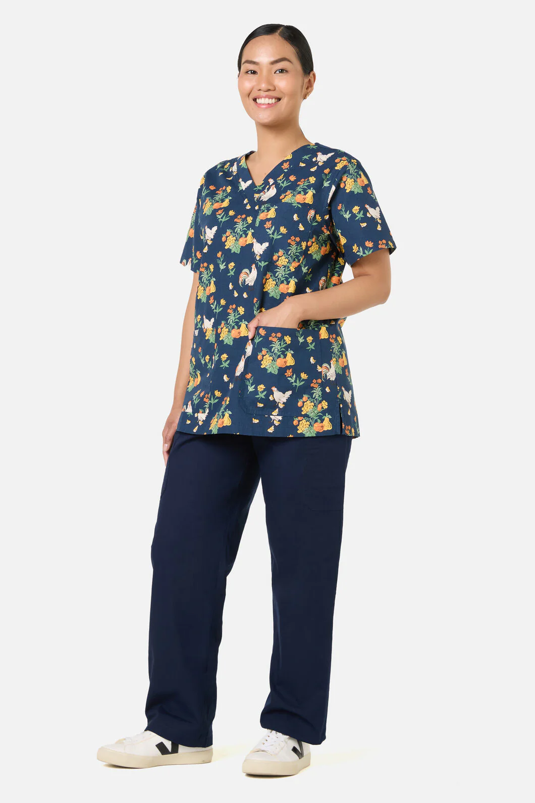 Chickens Scrub Top &Bottom Set - Image 3