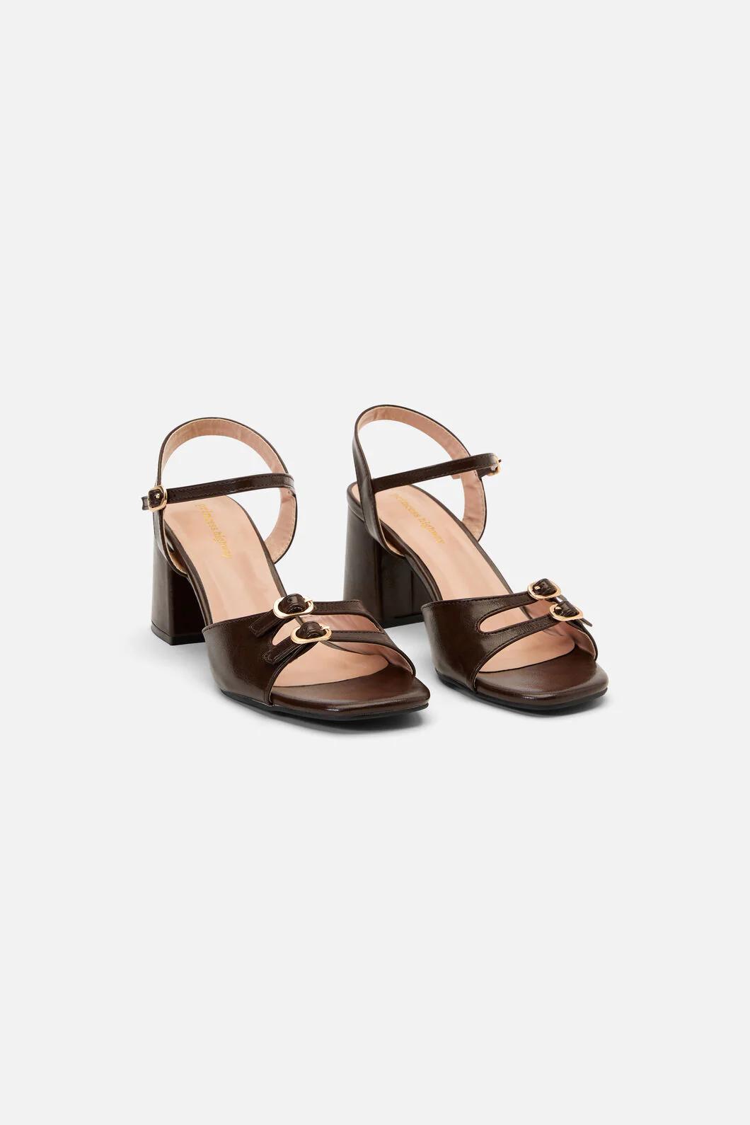Chocolate Buckle Heel - Image 3