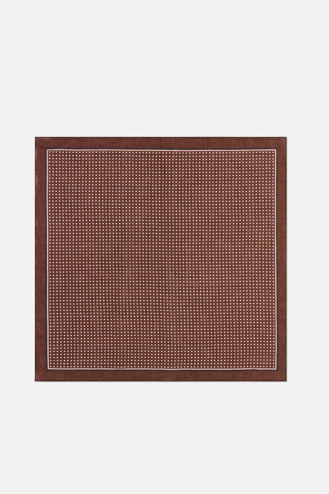 Chocolate Polka Dot Scarf - Image 2