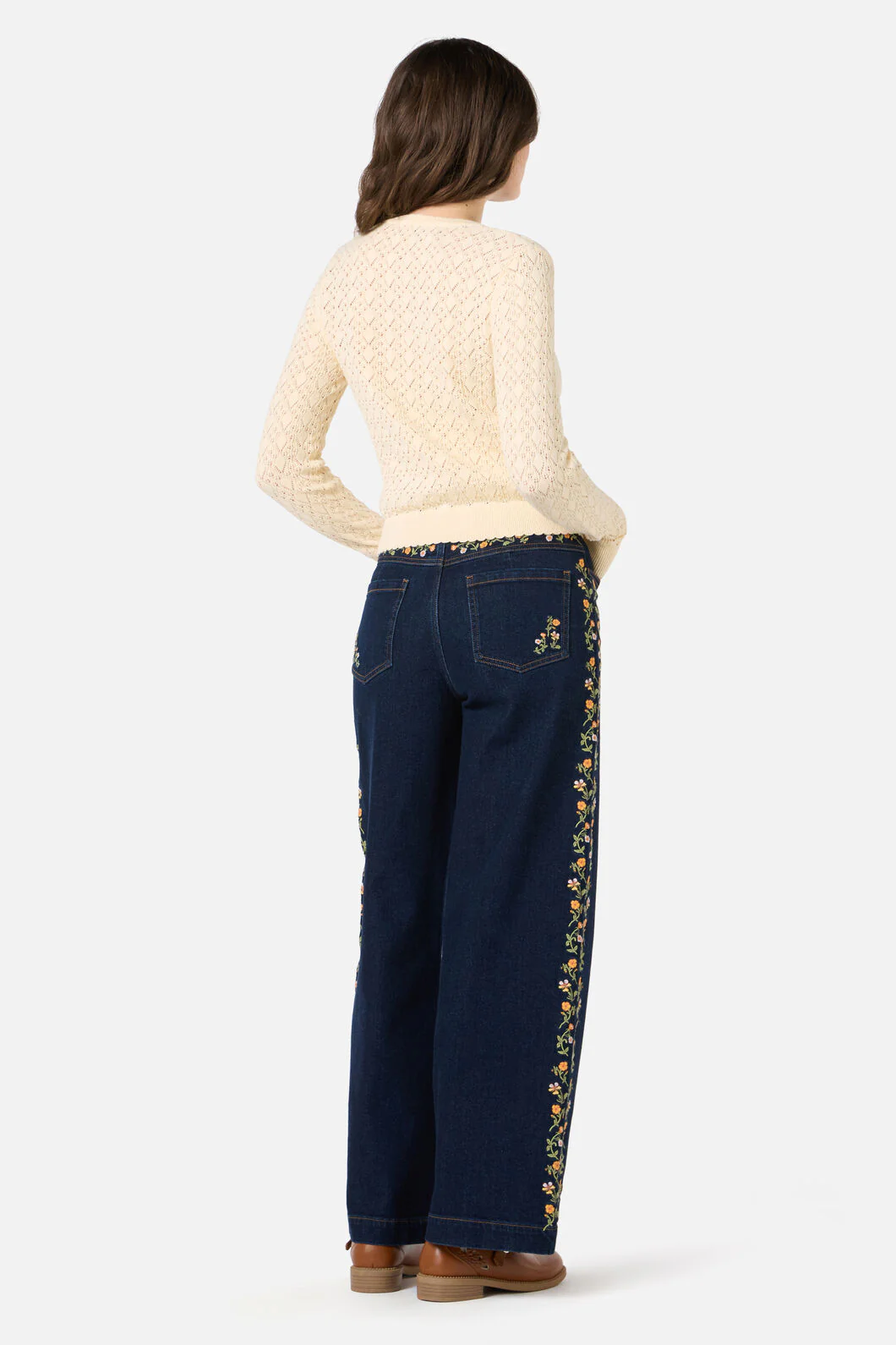 Clarissa Pointelle Cardigan - Image 4