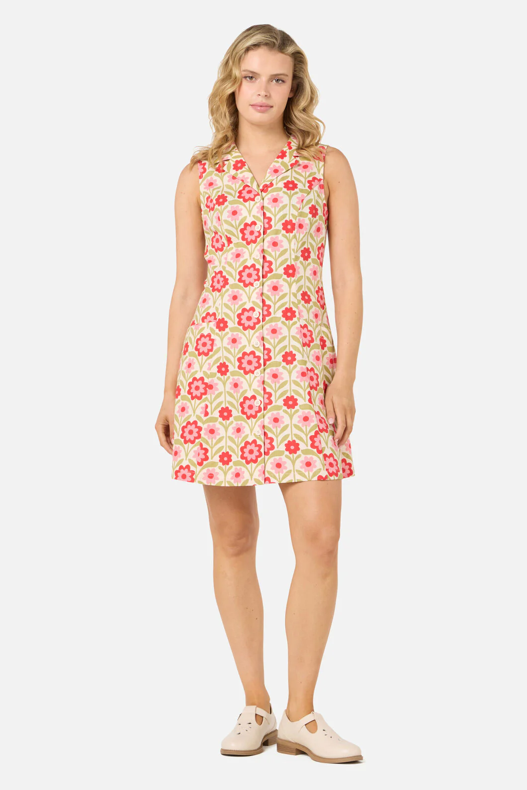 Cleo Geo Mini Collared Dress - Image 3