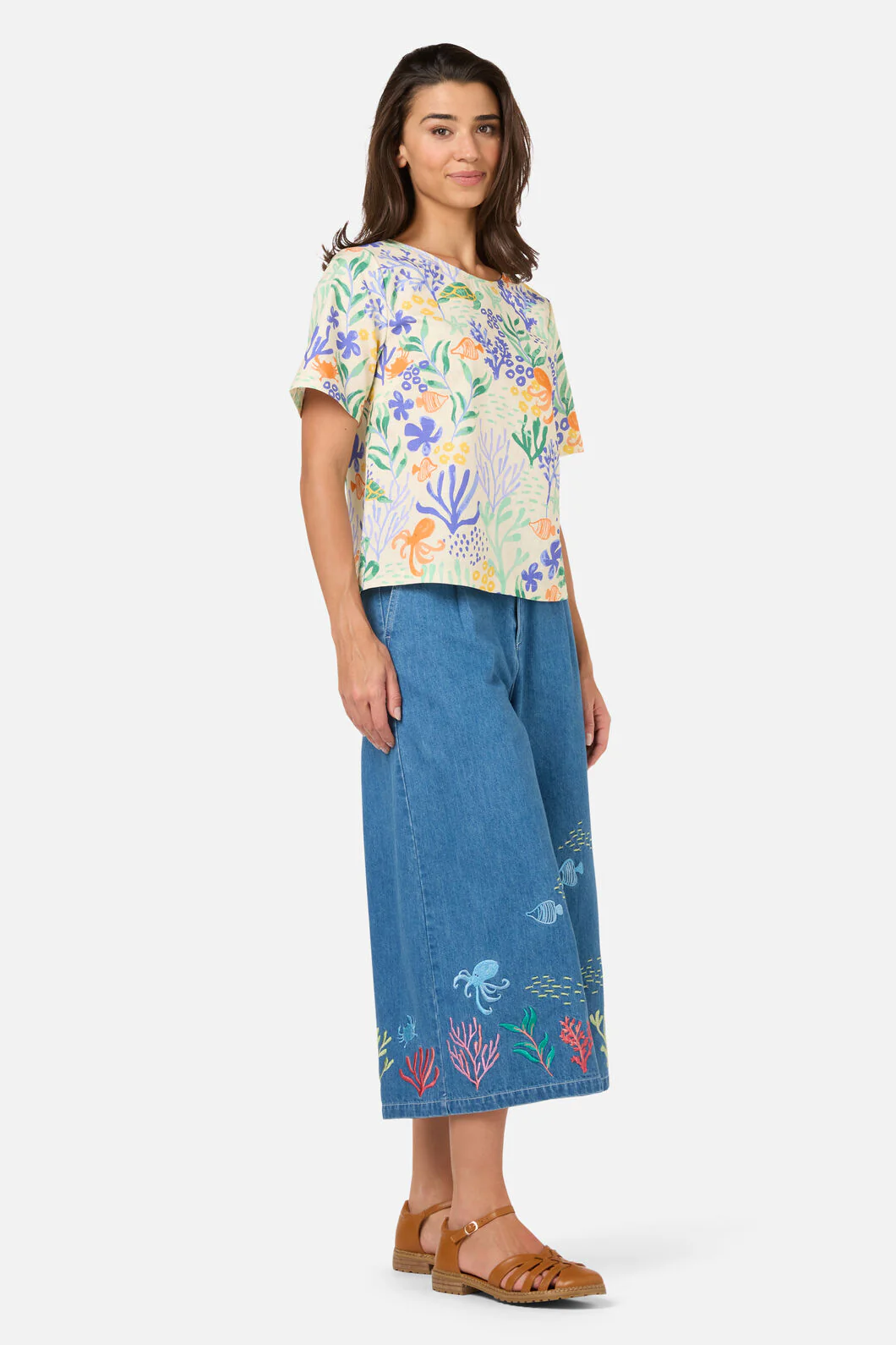 Coral Reef Short Sleeve Top - Image 3