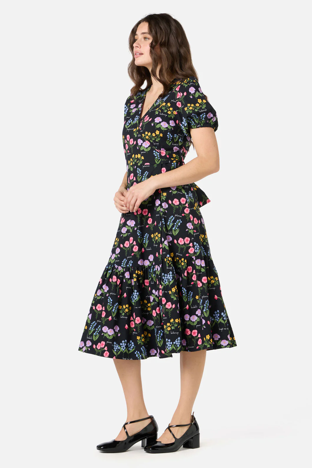 Cottage Garden Midi Wrap Dress - Image 5