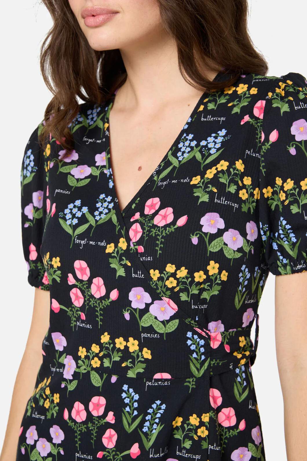 Cottage Garden Midi Wrap Dress - Image 7