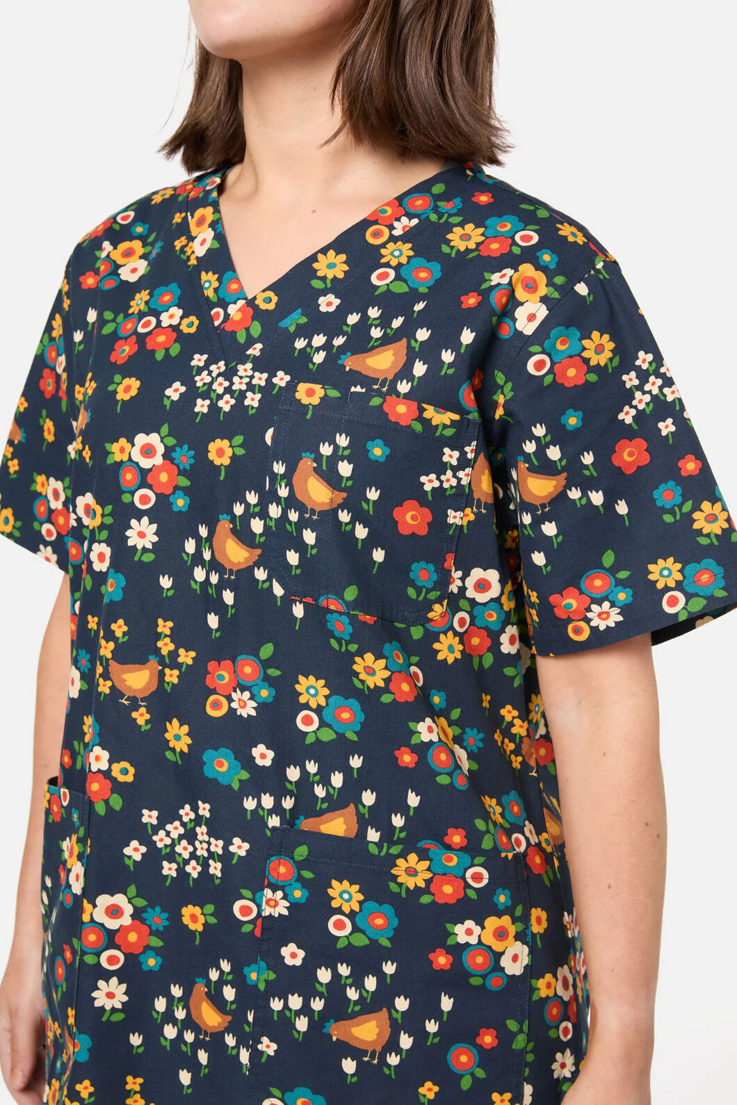 Cute Chickens scrub set - Image 5