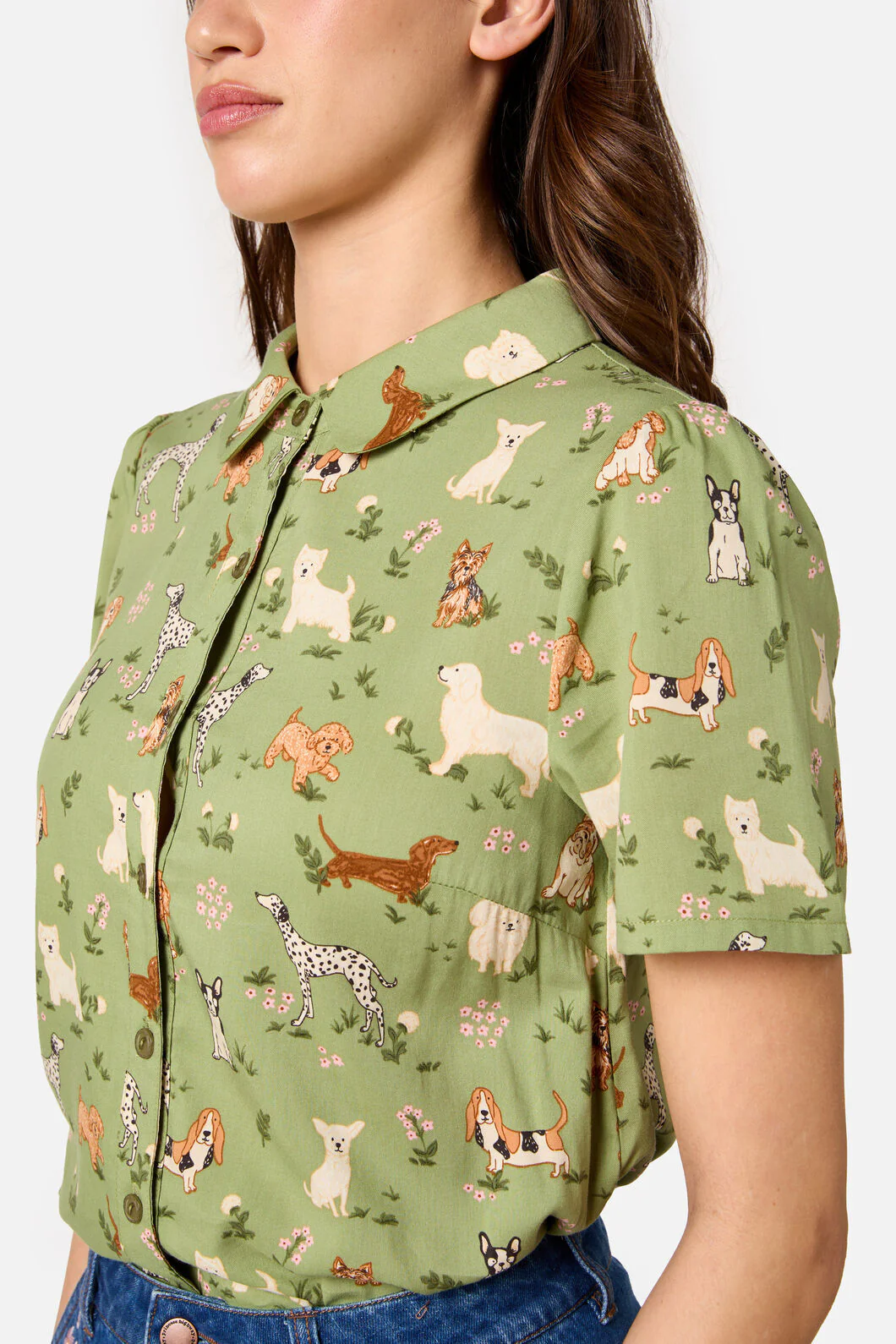 Cute Dogs Blouse - Image 6