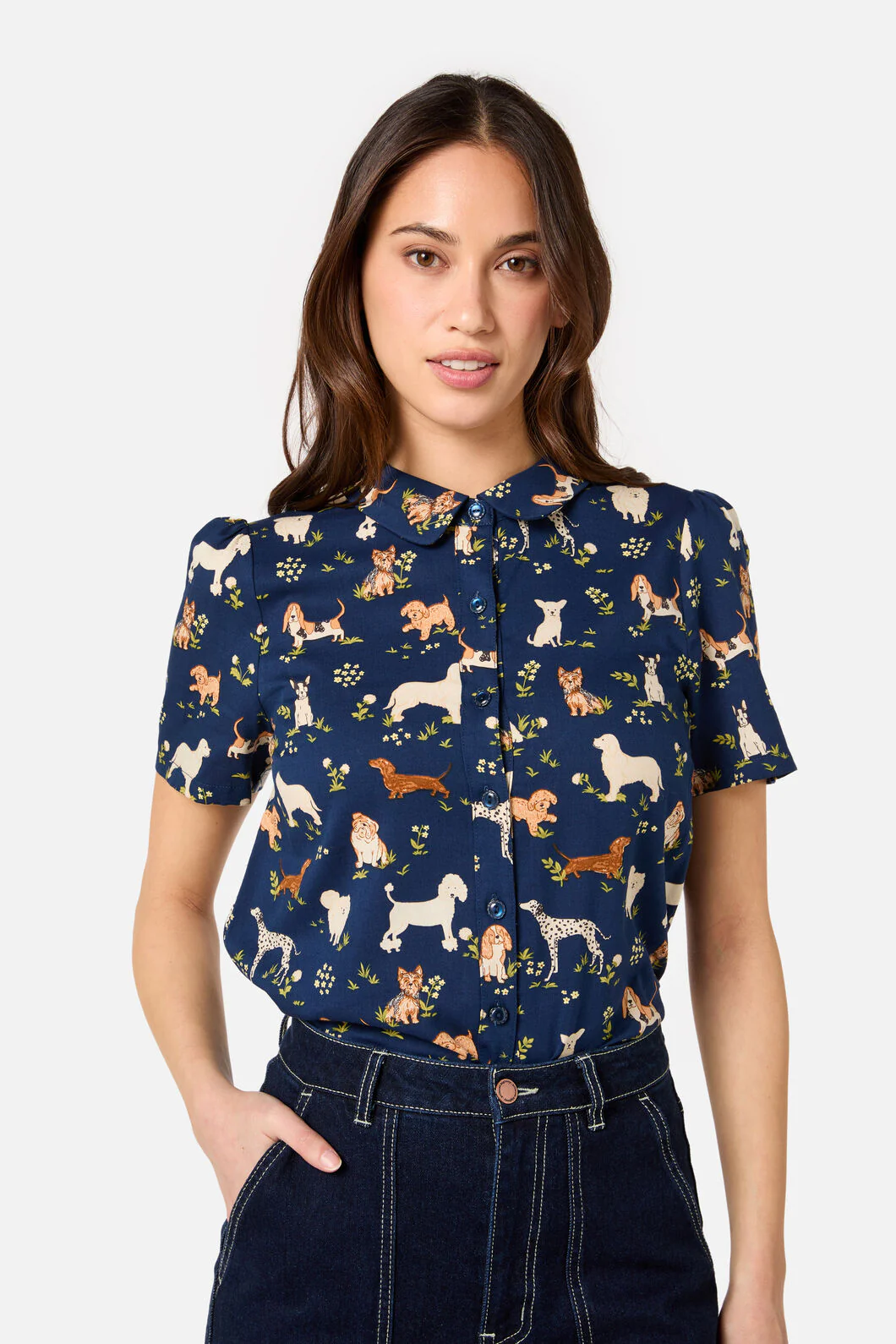 Cute Dogs Blouse - Image 7