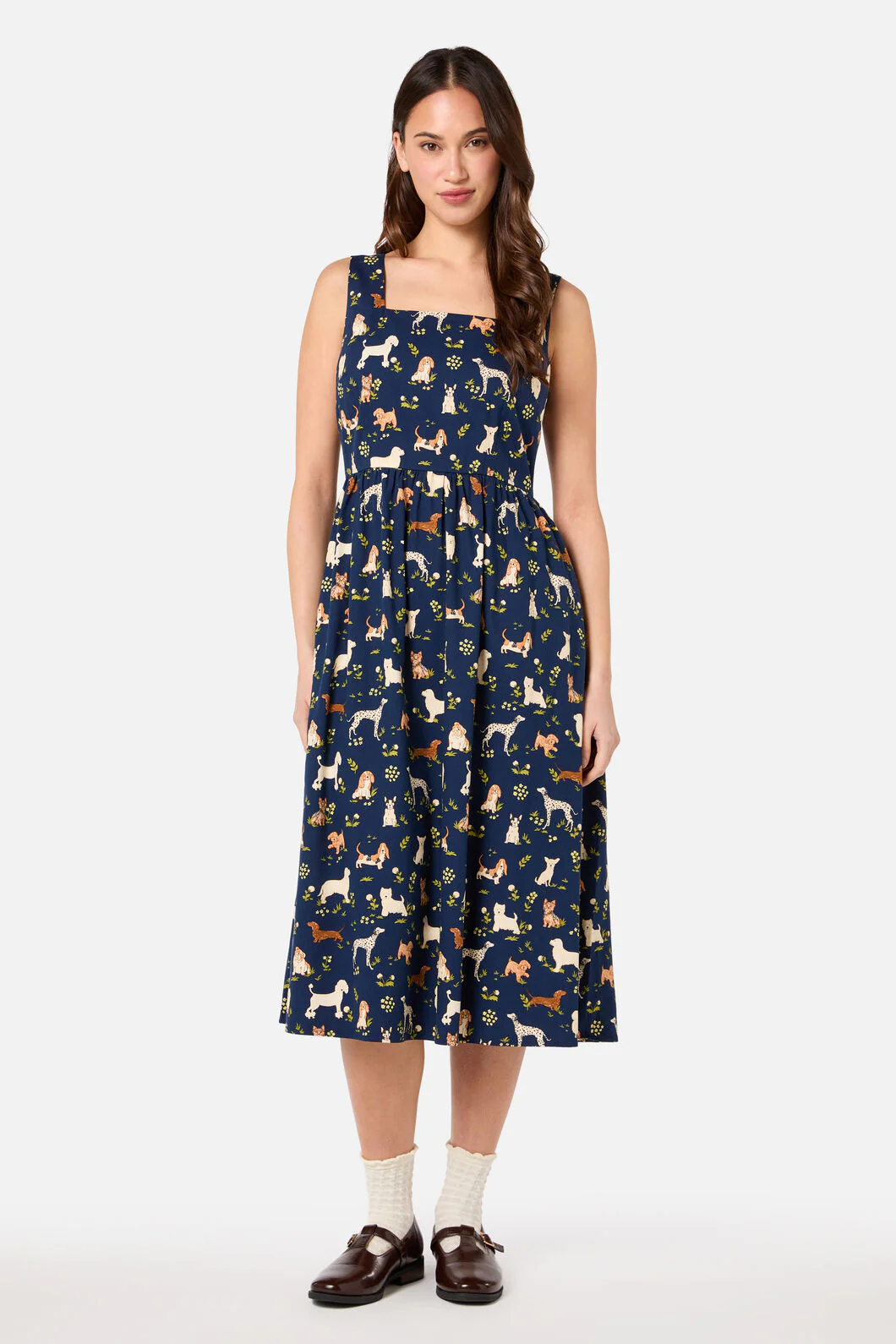Cute Dogs Midi Dress - Image 3