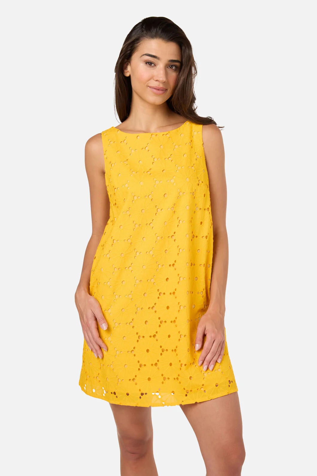 Daisy Broderie Shift Dress - Image 5