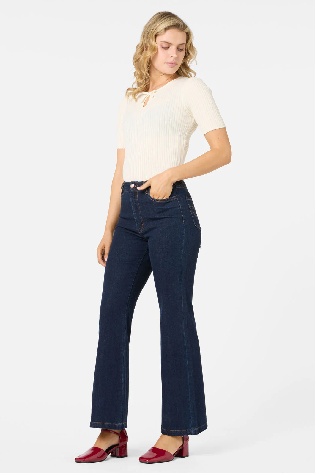 Darcy Denim Flare Jean - Image 4
