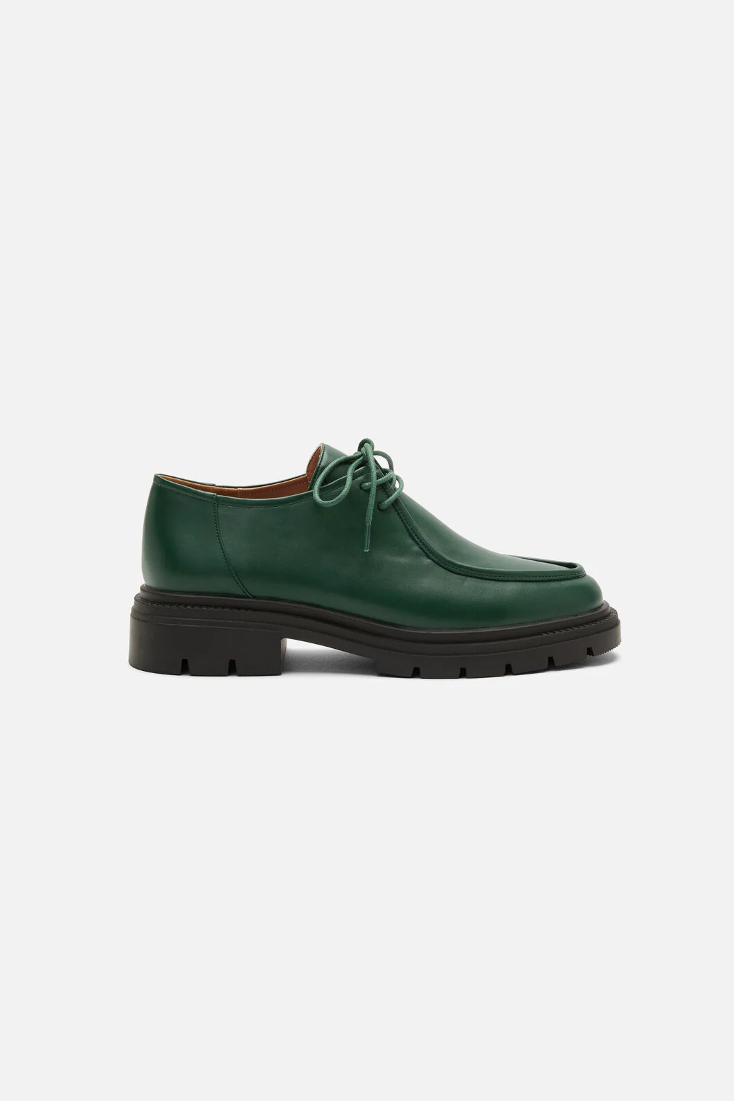 Dark Green Lace Up Brogue - Image 3