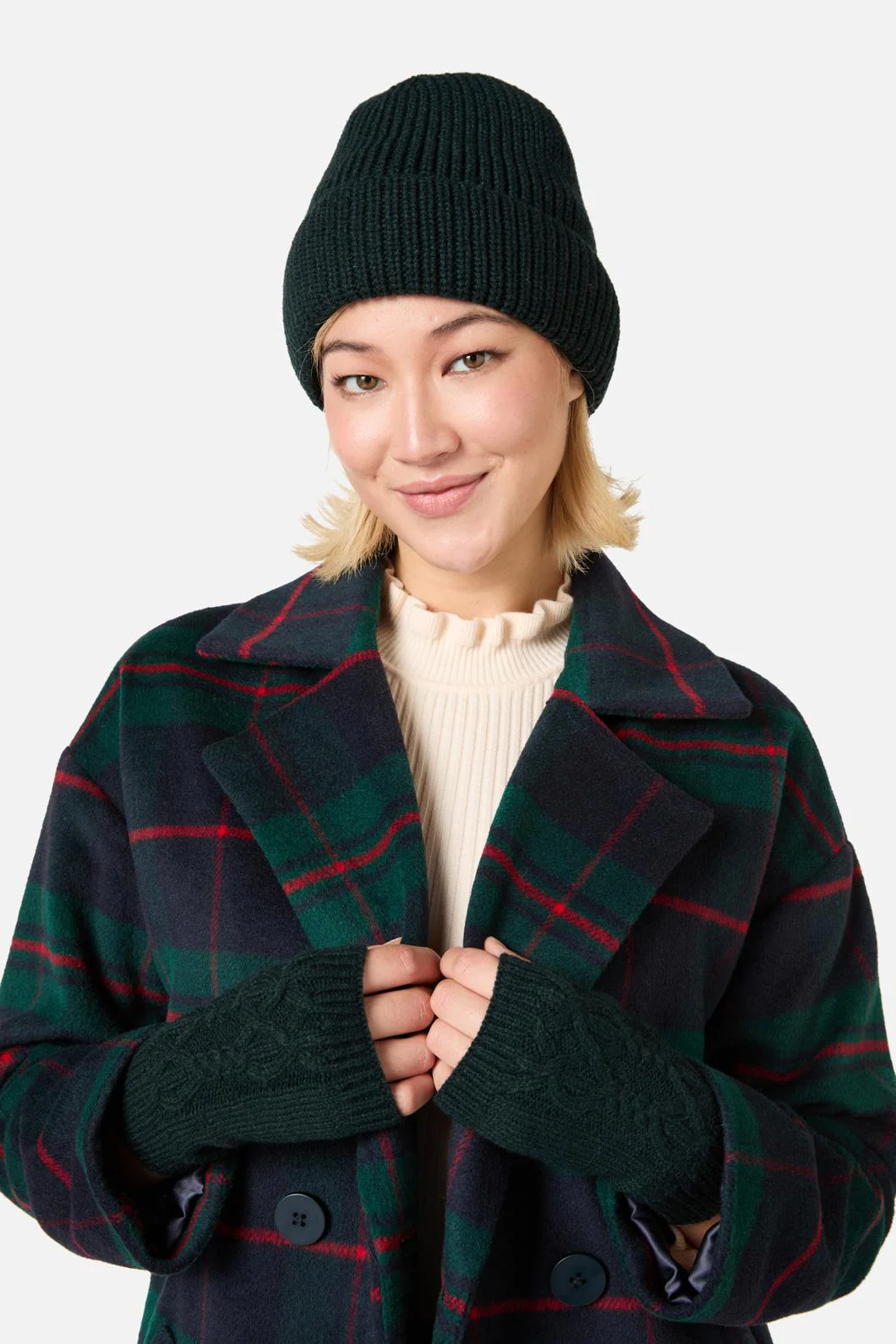 Dark Teal Rib Beanie