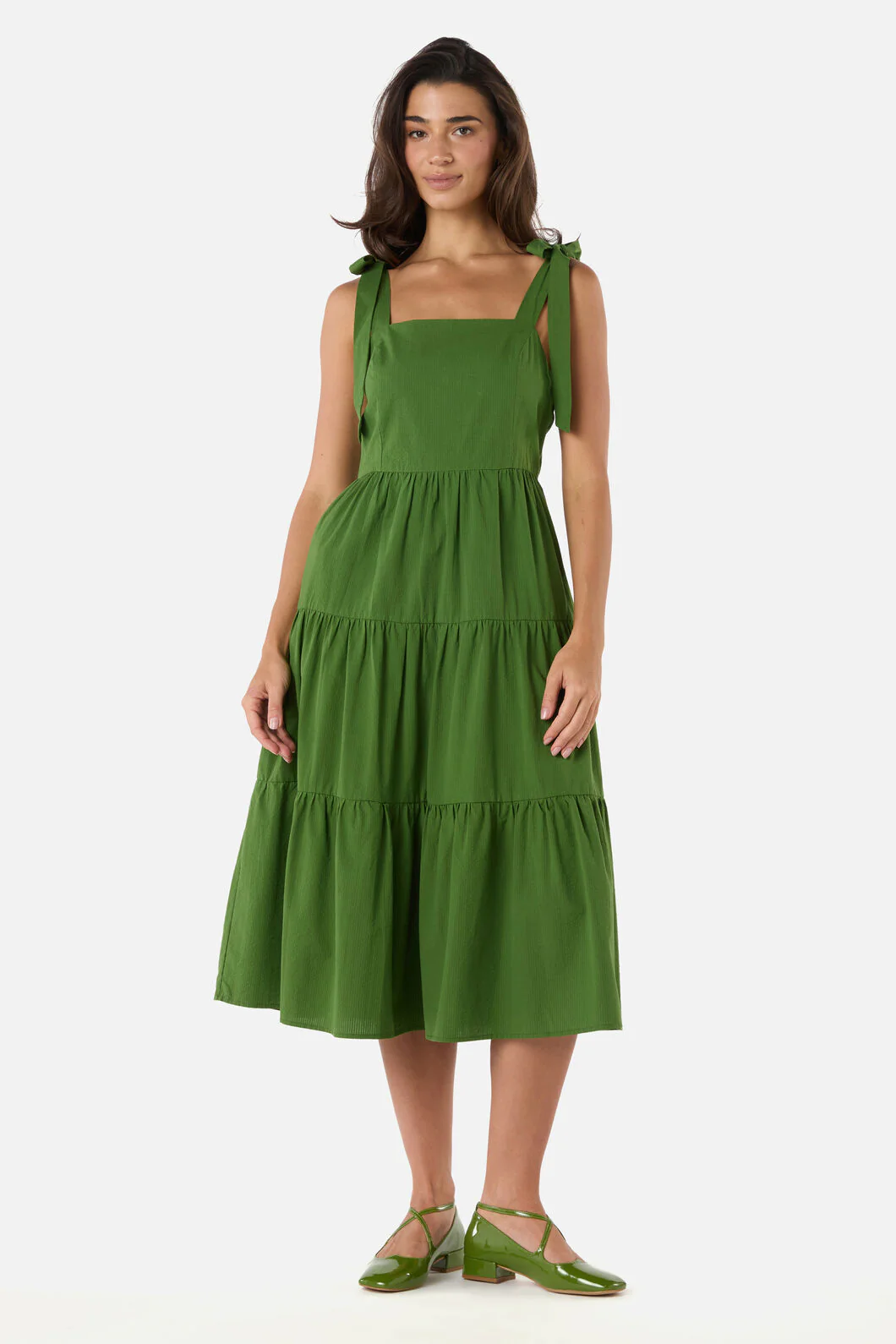 Donna Tiered Midi Dress - Image 2