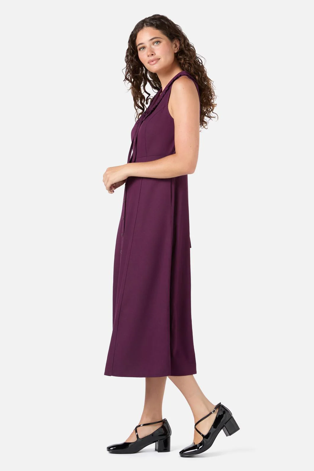 Dorothy Collared Midi Dress - Image 4