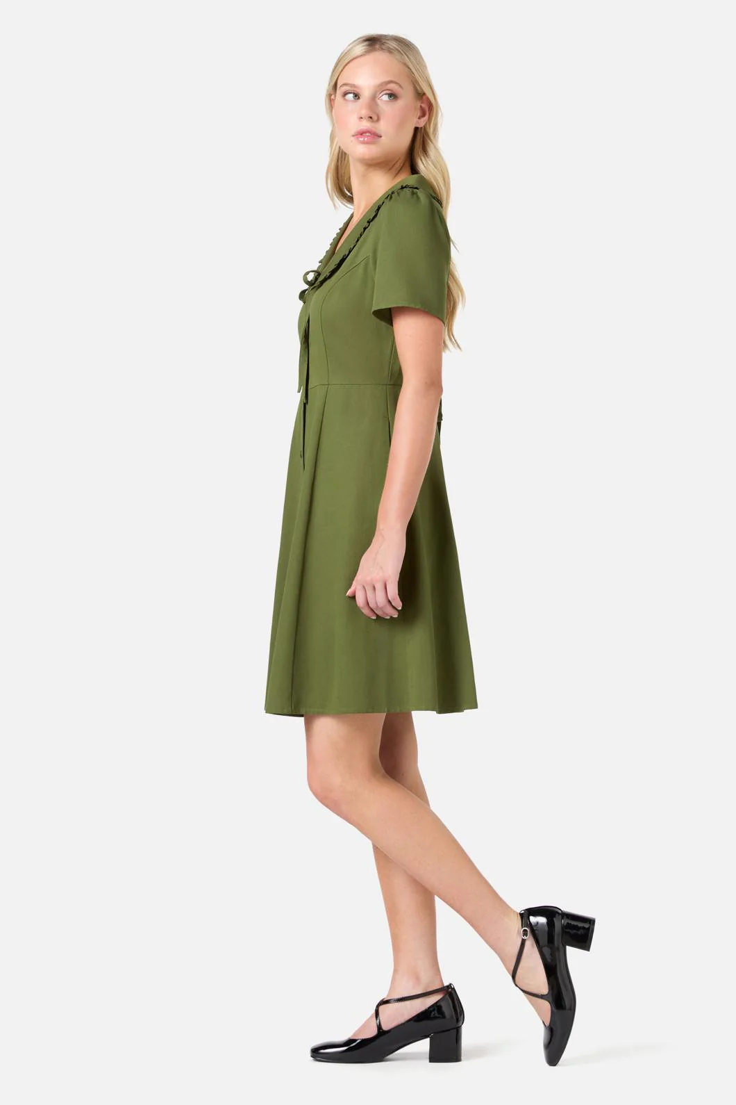 Dorothy Collared Mini Dress - Image 3