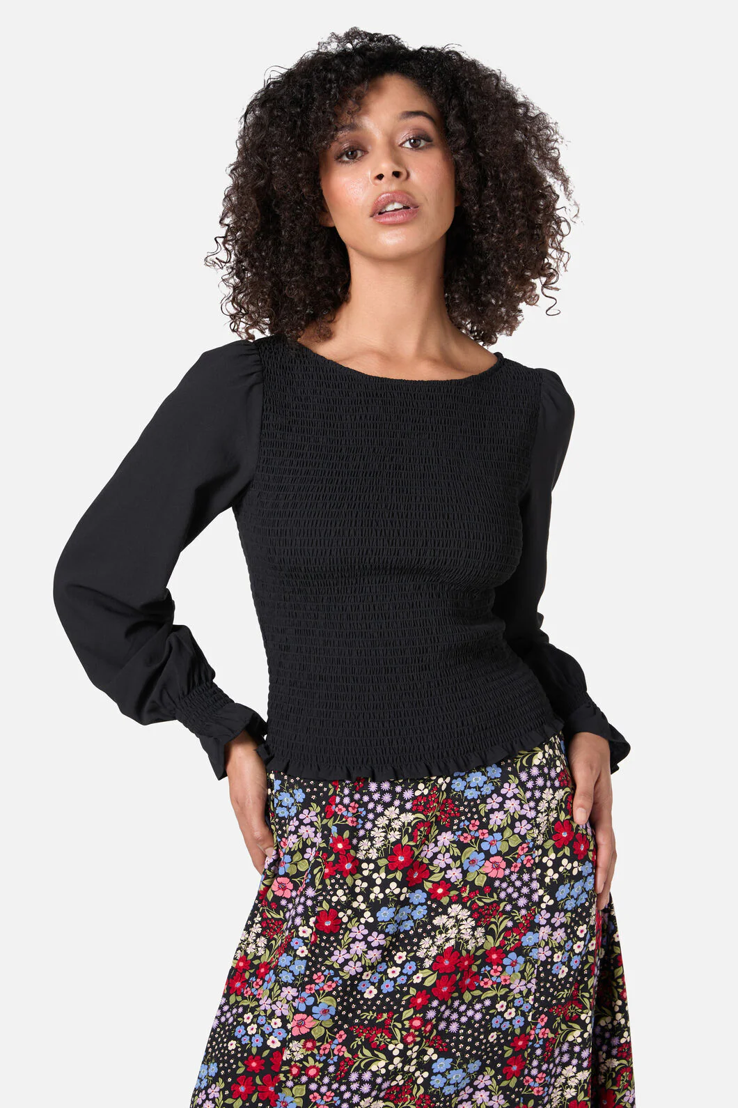 Ebony Shirred Top - Image 5