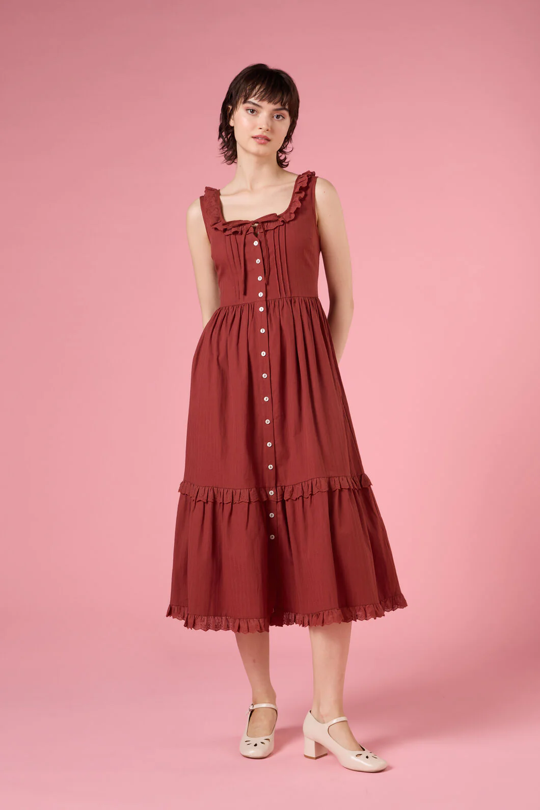 Elise Corset Midi Dress