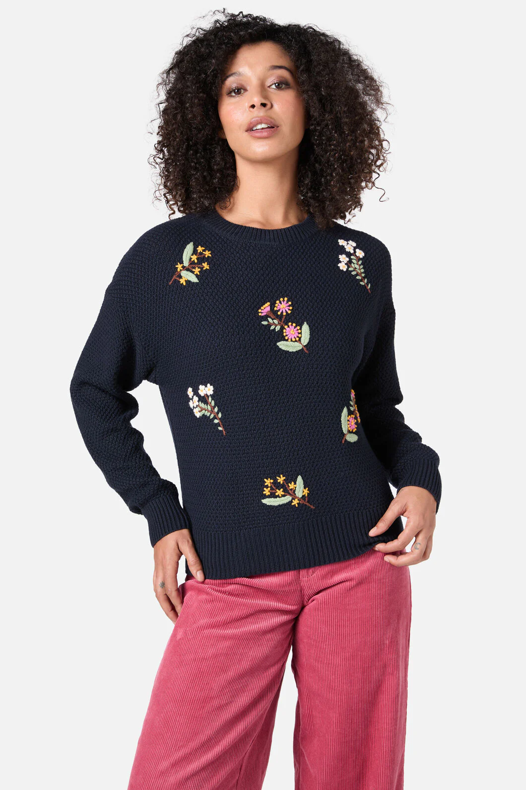 Elsie Embroidered Jumper - Image 2