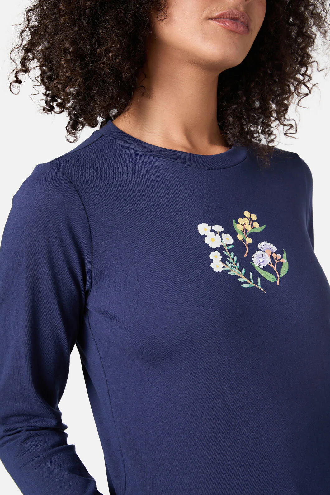 Elsie Flower Long Sleeve Tee - Image 5