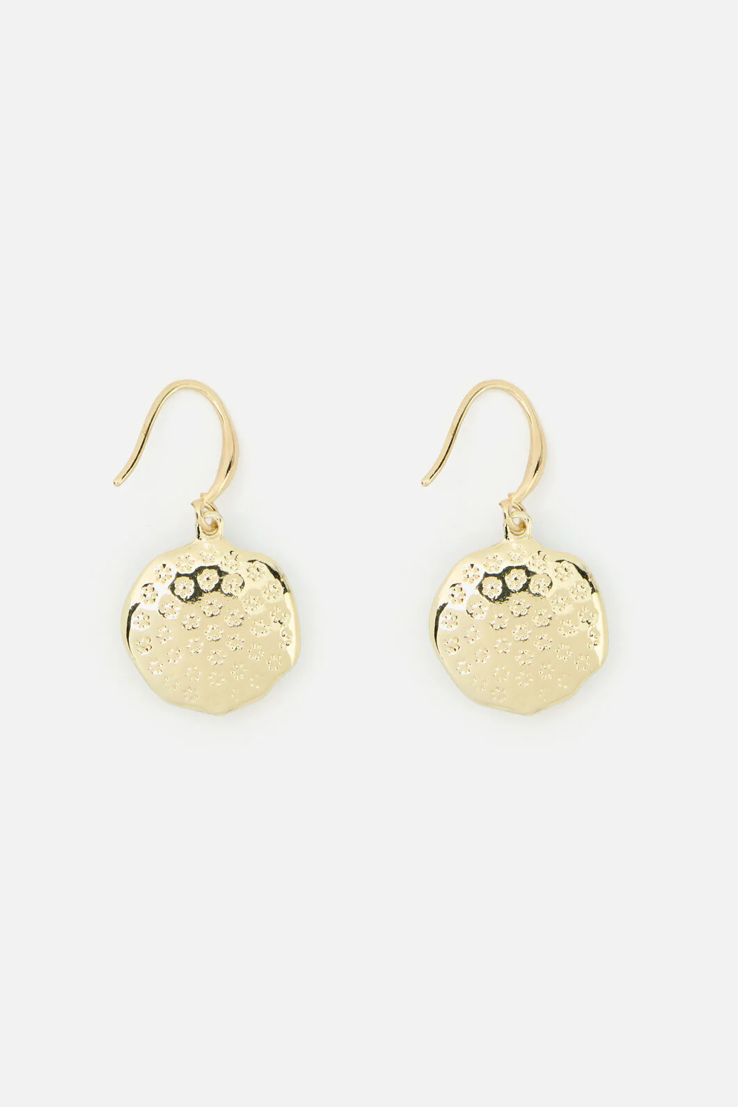 Enamel Floral Earrings - Image 3