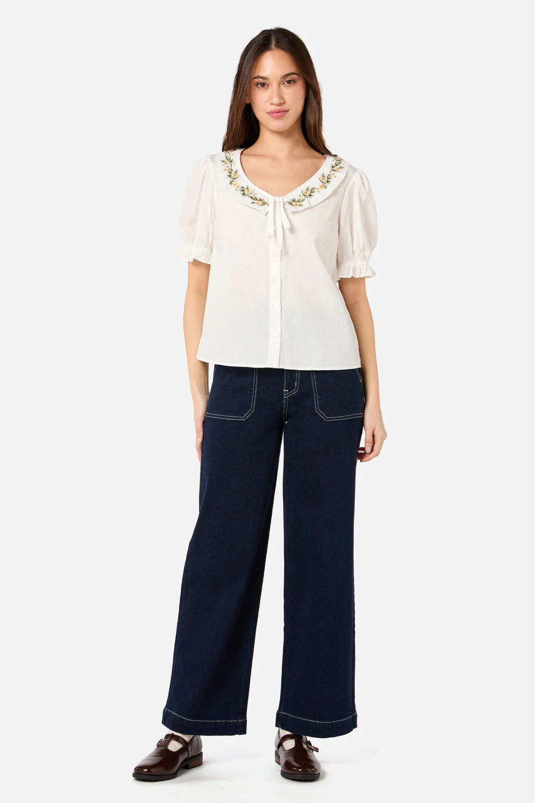 Esme Embroidered Blouse - Image 3