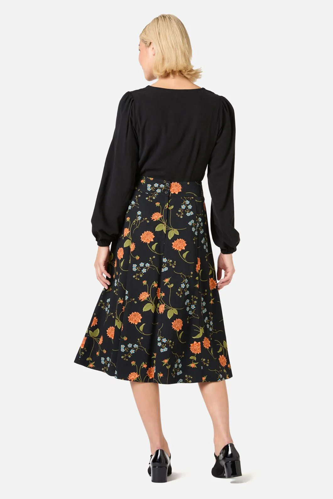 Esmerelda Floral Midi Skirt - Image 4