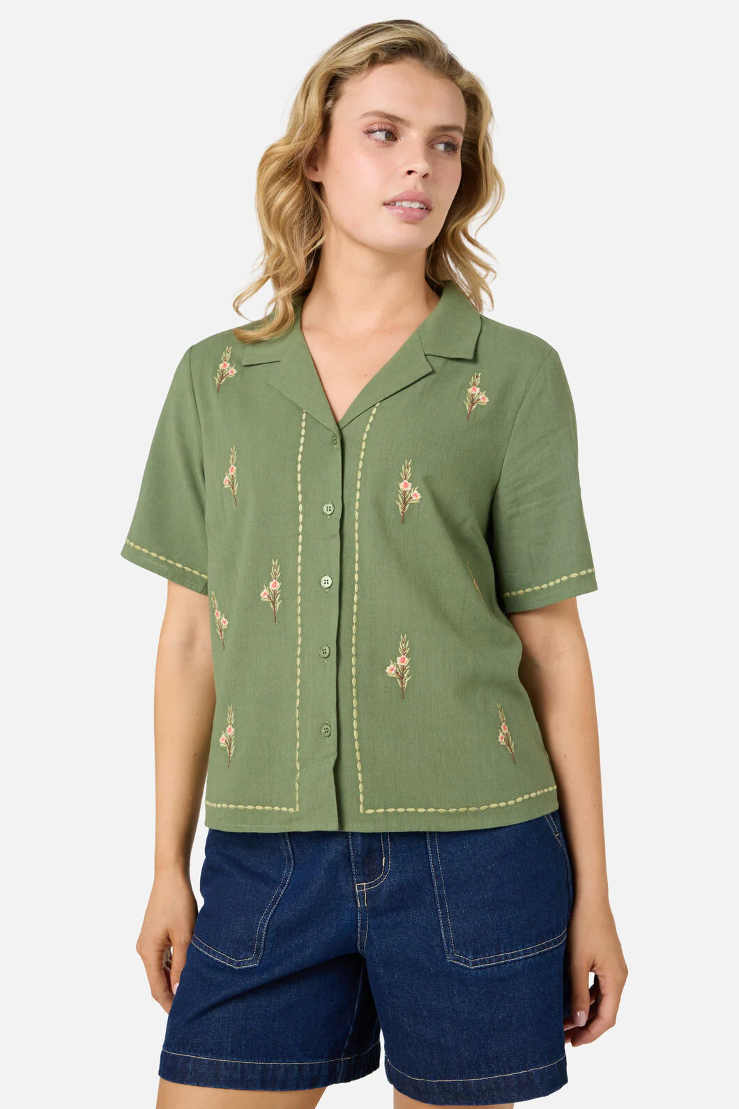Eva Embroidered Shirt - Image 2