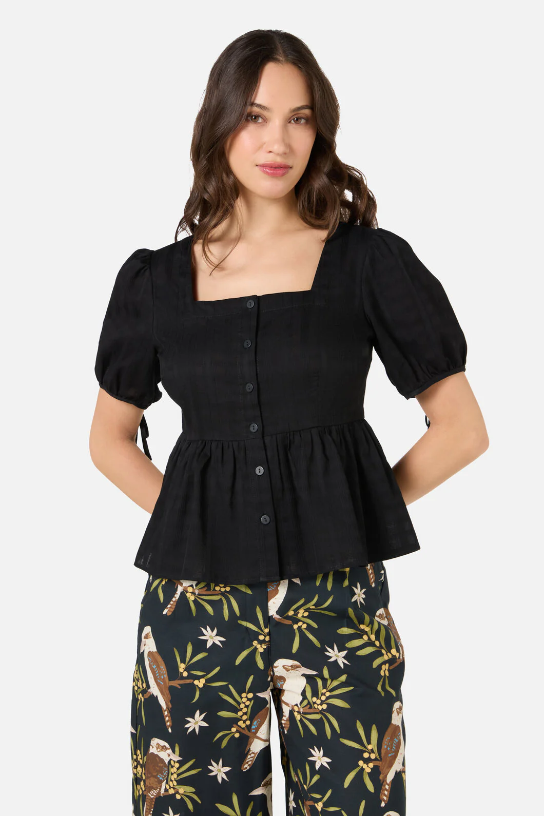 Eveleigh Peplum Top - Image 2
