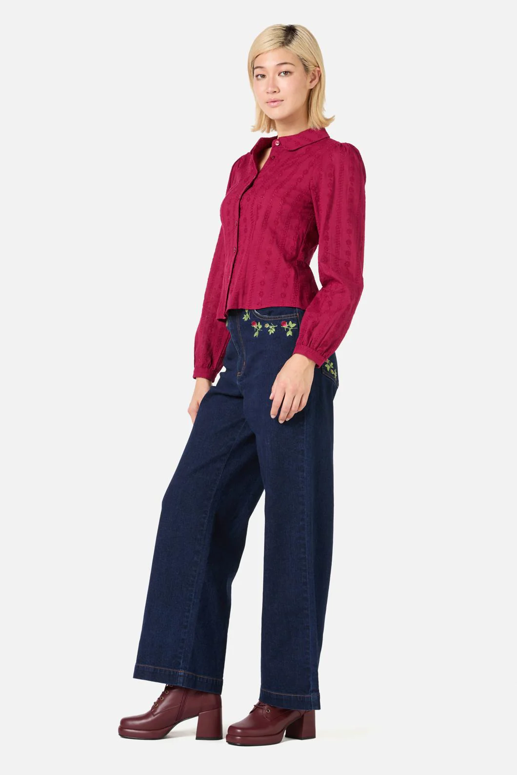 Evelyn Cute Cotton Blouse - Image 4