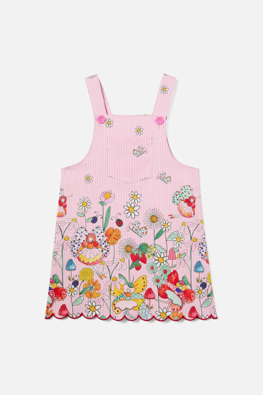 Fairies Kids Stripe Pinafore - Image 4